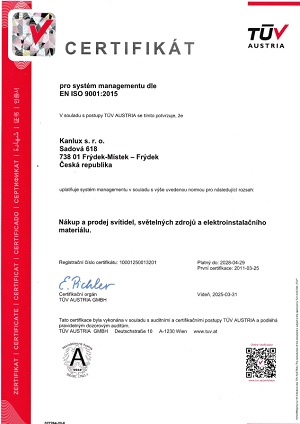 certifikat TUV