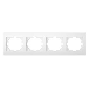 LOGI Čtyřnásobný horizontální rámeček - bílá
