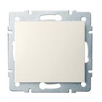LOGI Jednopólový vypínač - č. 1 - krémová "