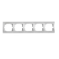 LOGI Pětinásobný horizontální rámeček - stříbrná "