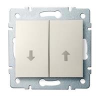 LOGI Žaluziový spínač - krémová "