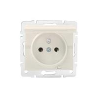 LOGI Zásuvka IP44 - krémová