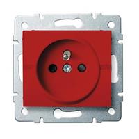 LOGI Zásuvka samostatná DATA - červená