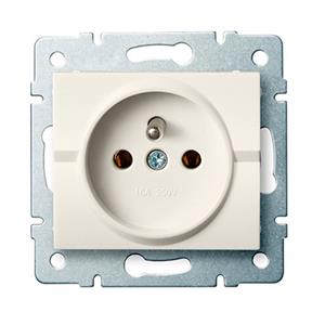 LOGI Zásuvka samostatná - krémová